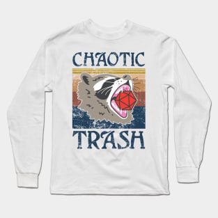 RACCOON CHAOTIC TRASH Long Sleeve T-Shirt